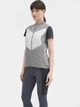 Теплый жилет короткий женский 4F Vest F037 4FSS23TVESF037-25S S Серый (5904698165544) - изображение 1