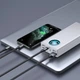 Портативний акумулятор Baseus Amblight Digital Display Quick Charge 30000mAh 65W (White) - зображення 5