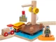 Drewniany zestaw kolejowy Bigjigs Rail Żuraw dokowy z nurkiem (0691621720745) - obraz 1