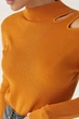 Лонг у рубчик з вирізами на плечі колір теракотовий розмір ONE SIZE FL_002901 - зображення 4