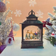 Новогодний ночник XMAS WDL-24007A винтажный фонарь с Сантой и оленями, декоративная LED лампа с тёплым светом - изображение 2
