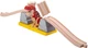 Drewniany zestaw kolejowy  Bigjigs Rail Most z tyranozaurem 7 elementów (0691621002780) - obraz 1