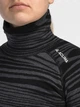 Термокофта женская зимняя Aclima WarmWool 109933 L Черная с серым (7034041121786) - изображение 3