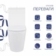 Унітаз підлоговий Qtap Swan Ultra Quiet із сидінням Soft-close 640x360x835 мм QT16222182TW White - зображення 4