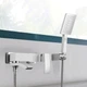 Змішувач для ванни Qtap Swan Cascada з поворотним виливом (з душовим гарнітуром) QTSWA260CRM45565 Chrome - изображение 8