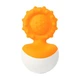 Прорізувач-неваляшка Fat Brain Toys dimpl wobl помаранчевий (F2172ML) - зображення 1
