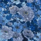 Труси боксери чоловічі з бавовни сині у флористичний принт Blue and Yellow Pavot Garden - M – синій, блакитний - зображення 5