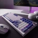 Клавиатура беспроводная Proove Gaming Slicker Special Edition Bluetooth/Wireless/USB White/Purple (647930029) - изображение 7