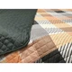 Покрывало декоративное 150х212 "Ромб" РУНО, коричневый для полуторной или односпальной кровати - изображение 3