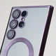 Противоударный чехол накладка VVave Premium Metal Color Case with Magnetic Ring Samsung Galaxy S26 deep purple - изображение 4