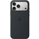 Чохол панель силіконовий OEM Premium Silicone case with Magsafe MagFit Magnetic Ring для Apple iPhone 17 Pro Max (6.9") Midnight Black - зображення 2