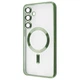 Чохол WAVE Metal Color Case with Magnetic Ring Samsung Galaxy S24 FE dark green - зображення 1