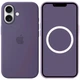 Чехол панель силиконовый Silicone case with Magsafe MagFit Magnetic Ring для Apple iPhone 17 (6.3") Purple Fog - изображение 2