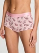 Жіночі трусики Victoria Secret (43652955162812) Logo Cotton Boyshort XL рожеві - зображення 1