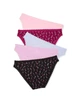 Набір трусиків Victoria's Secret (43652955162824) Stretch Cotton Lace-Trim Bikini 5-Pack XL комбіновані - зображення 2