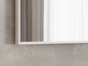 Зеркало Juventa Aluminum Simple AlumSMSq-70 в белой раме без подсветки 700х600 - изображение 6