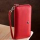 Кошелек женский кожаный ST Leather Accessories 18931 Красный - изображение 5