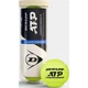 Набор мячей для тенниса Dunlop ATP CHAMPIONSHIP 3B желтый (3 штуки) 601626 - изображение 3