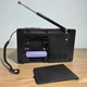 Радиоприемник Golon RX от сети, аккумулятора, батареек с фонариком USB TF microCD картридер красный (6688) - изображение 3