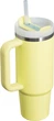 Термочашка стальная с двойной вакуумной изоляцией Stanley Quencher H2.0 Flowstate 0,89 л Pomelo - изображение 2