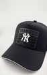 Бейсболка тракер летняя с сеточкой и резиновым патчем YANKEES NEW YORK S 55-56 Черный с белым - изображение 2