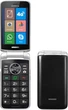 Телефон 3.5" Brondi Boss / 0.5/4Gb / 4G / 2-SIM / FM / Камера 2Мп / 1500мАч / Кнопка підтримки / Великі клавіші / Ліхтарик / Android 8.1 / Англійська мова / Black Silver Б/В - зображення 1