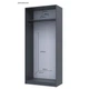 Комплект шкафов для одежды Doros Промо (2 шт.) 180х48х204 см Графит (DRS-011209) - изображение 5