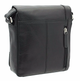 Чоловіча шкіряна сумка через плече Visconti S7 Messenger Bag A5 (Black) - зображення 7