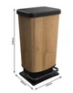 Відро для сміття з педаллю Rotho Paso 40 л, Wood - зображення 2