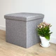 Пуф для зберігання текстильний TH-03 GRAY - зображення 3
