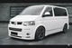 Накладка на передний бампер ABT Original (грунт под покраску) для Volkswagen T5 2010-2015 гг - изображение 2