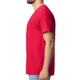 Базовая мужская футболка Gildan Light Cotton красная XL - изображение 2