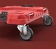 Платформа на колесах, 20", 520x340x160, SYSTEM PRO Transport Platform Red, SKRQTPPROCZEPG003, QBRICK - изображение 2