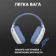 Игровая гарнитура Logitech G435 Lightspeed Wireless White (981-001074) - изображение 5