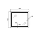Зеркало прямоугольное 90х70 см Qtap Mideya (MI1) с LED-подсветкой Touch, с антизапотеванием, регулировкой яркости - изображение 2