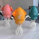 Музыкальный осьминог интерактивная развивающая игрушка Tummy Time Octopus Танцующий Кальмар с функцией распознавания препятствий Желтый - изображение 5