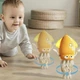 Музыкальный осьминог интерактивная развивающая игрушка Tummy Time Octopus Танцующий Кальмар с функцией распознавания препятствий Желтый - изображение 12