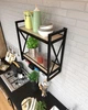 Настенная кухонная полка в стиле лофт EcoLoft Кружель DSP-1315-6 Дуб Сонома - изображение 3
