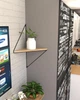Настенная угловая полка в стиле лофт EcoLoft Вердіна DSP-1312-1 Дуб Аппалачи - изображение 2