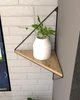 Настенная угловая полка в стиле лофт EcoLoft Вердіна DSP-1312-1 Дуб Аппалачи - изображение 3