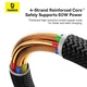 Кабель Baseus Dura Series Fast Charging Cable USB to Type-C 60W 1m Red+Black (P10377802U01-01) - изображение 13