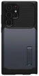 Чохол Spigen Slim Armor для Samsung Galaxy S22 Ultra (S908) (ACS03944) Metal Slate - зображення 4