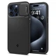 Чохол Spigen Optik Armor with MagFit для Apple iPhone 15 Pro (ACS06738) Black - зображення 1