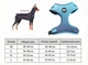 Шлея желет, поводок для собак, ошейник QQPETS бирюзовая, S (до 7 кг), анатомическая амуниция ОШ 48см, ОГ 56см, набор регулированных ремней и диспенсер для одноразовых пакетов голубой градиент - изображение 8