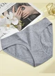 Женские хлопковые трусики слипы в рубчик Wonderful Comfort (1997-42-01) Серый S FINETOO (44) - изображение 5