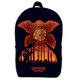 Рюкзак школьный Очень странные дела (School Gear bag Stranger Things 08) черный, 39 х 27 х 14 см - изображение 1