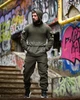 Чоловічий зимовий спортивний костюм Stone Island флісовий L хакі (94695) - зображення 2