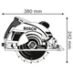 Пила дискова GKS 190 1,4 кВт BOSCH 0601623000 - зображення 2