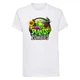 Футболка дитяча біла з принтом Plants vs Zombies Рослини проти зомбі DM-1828 122 см - зображення 1