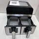 Двухкамерная аэрофритюрница Zepline ZP-0218, 12 л, 4200 Вт — безмасляная Air Fryer с силиконовыми формами (H562001) - изображение 6